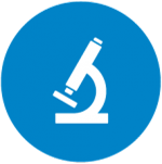 Icône d'un microscope