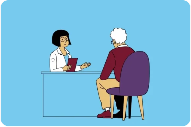 Consultation de l'équipe soignante