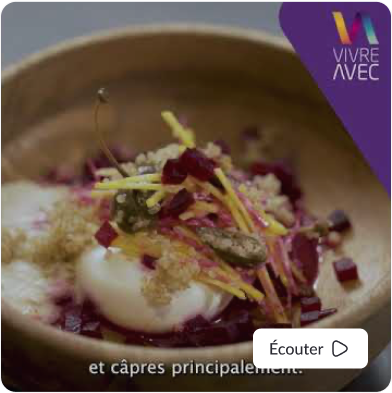 Jeudi nutri – œufs betterave et capres